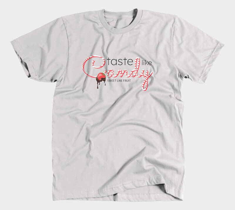 Taste Like Candy Sweet Like Fruit - Black tee