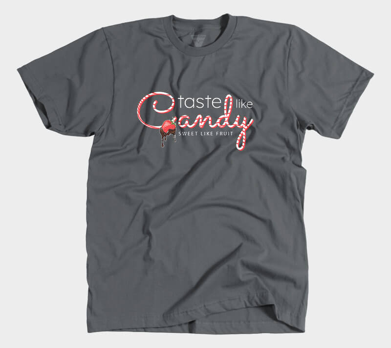 Taste Like Candy Sweet Like Fruit - Black tee