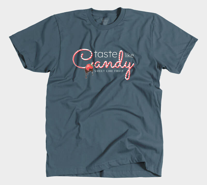 Taste Like Candy Sweet Like Fruit - Black tee