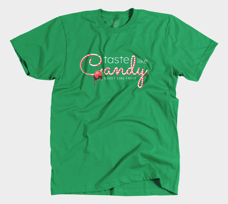 Taste Like Candy Sweet Like Fruit - Black tee
