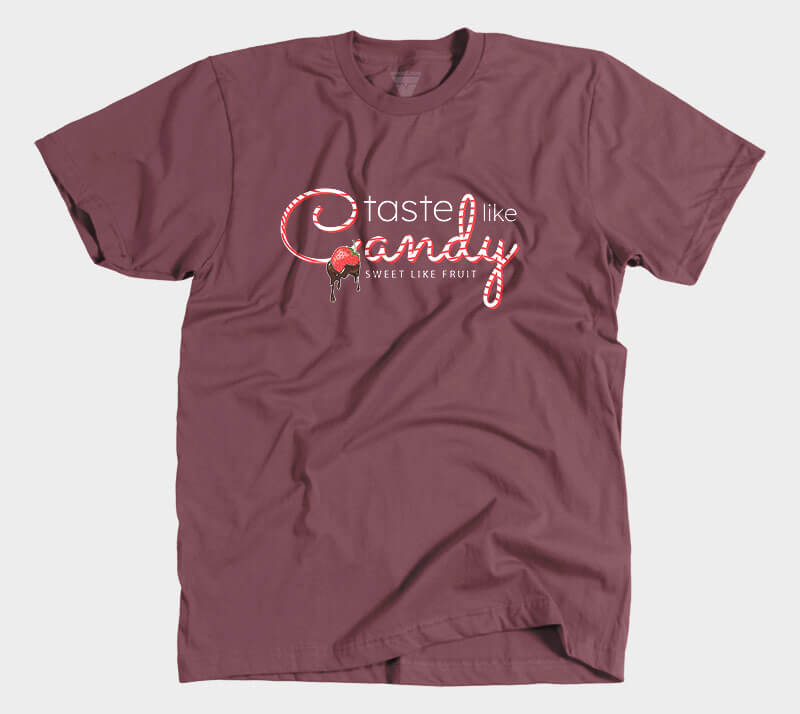 Taste Like Candy Sweet Like Fruit - Black tee