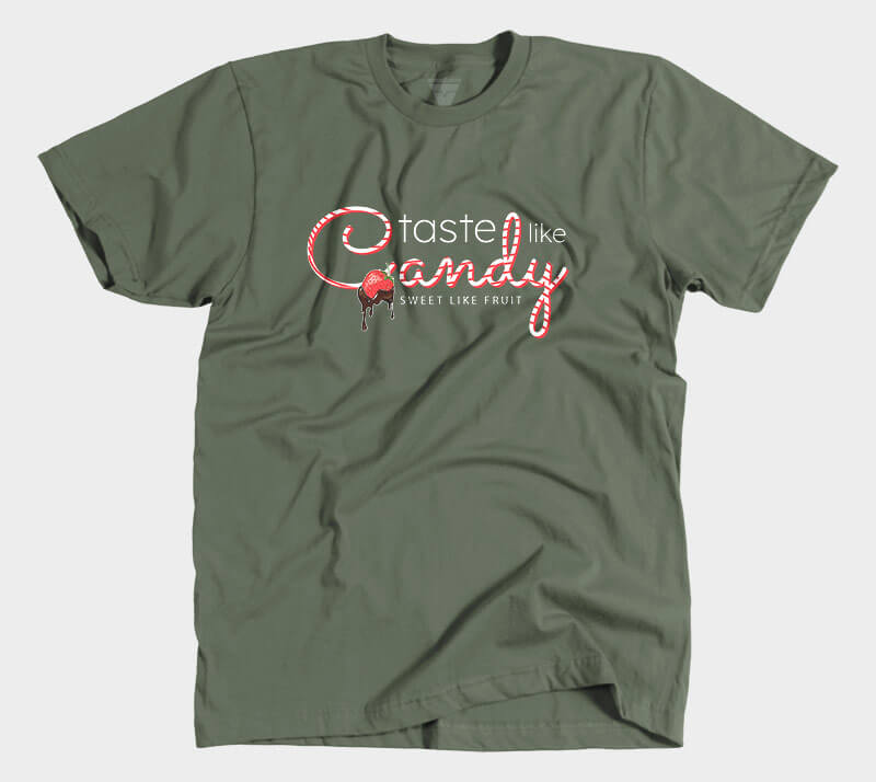 Taste Like Candy Sweet Like Fruit - Black tee