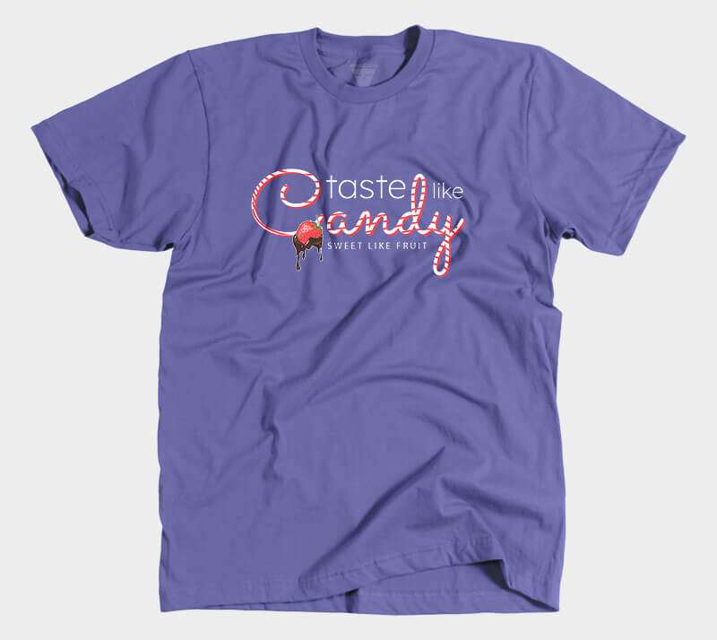 Taste Like Candy Sweet Like Fruit - Black tee