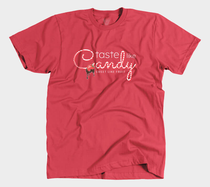 Taste Like Candy Sweet Like Fruit - Black tee
