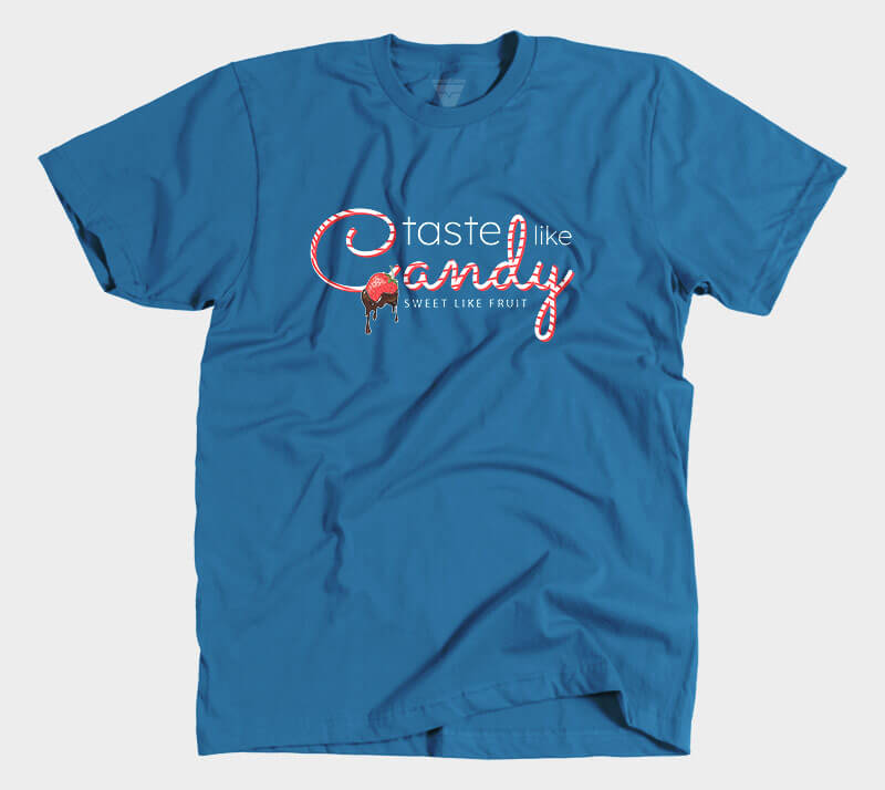 Taste Like Candy Sweet Like Fruit - Black tee