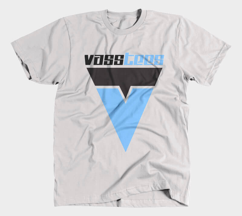 VassTees v1 - Heather Grey Tee.