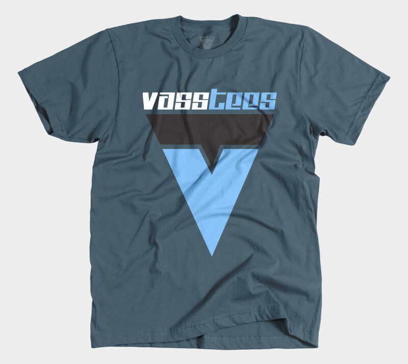 VassTees v1 - Indigo Tee.