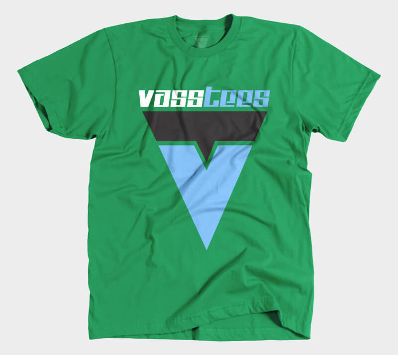 VassTees v1 - Kelly Green Tee.