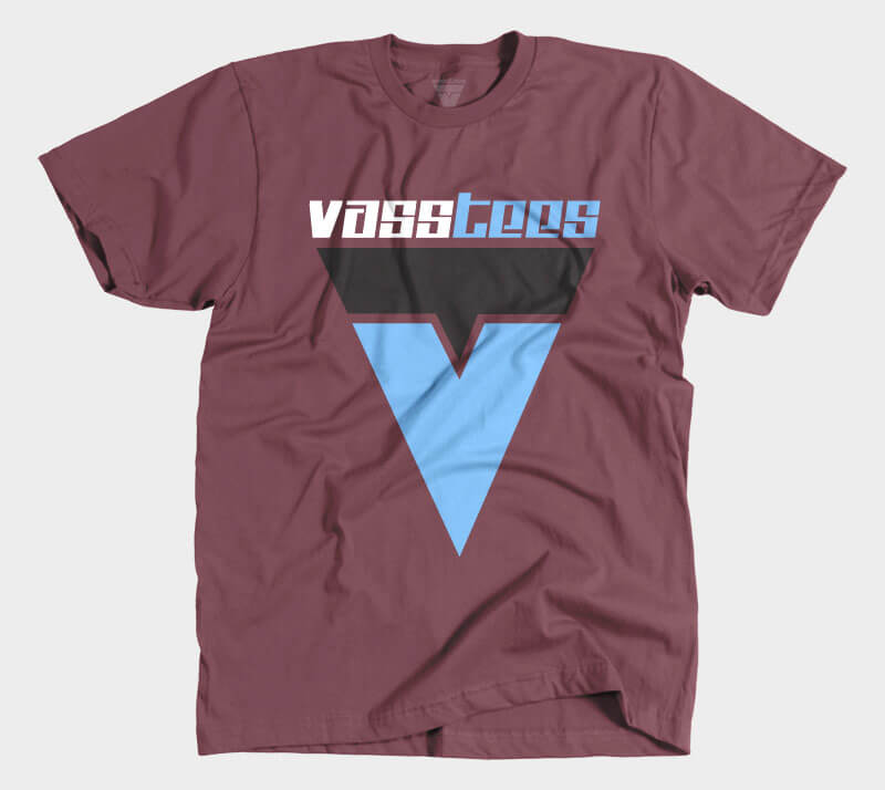VassTees v1 - Maroon Tee.
