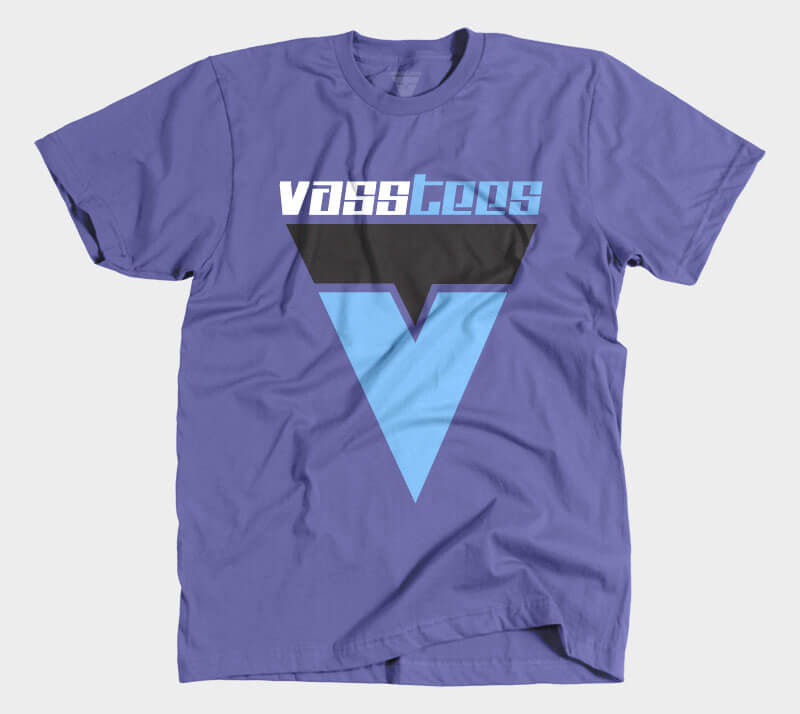 VassTees v1 - Purple Tee.