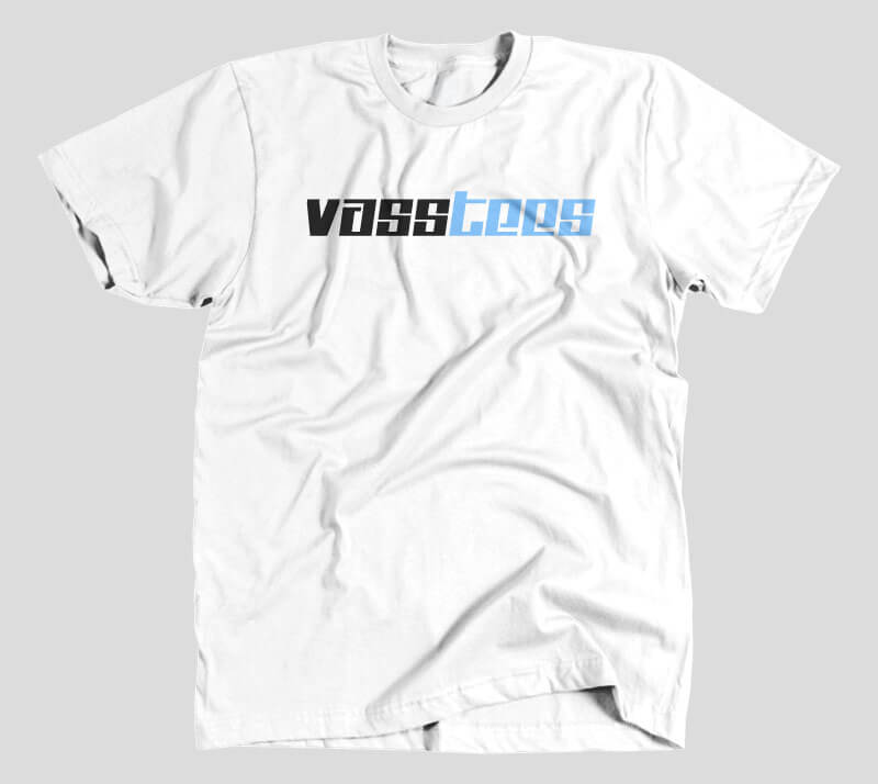 VassTees v2 - White Tee.