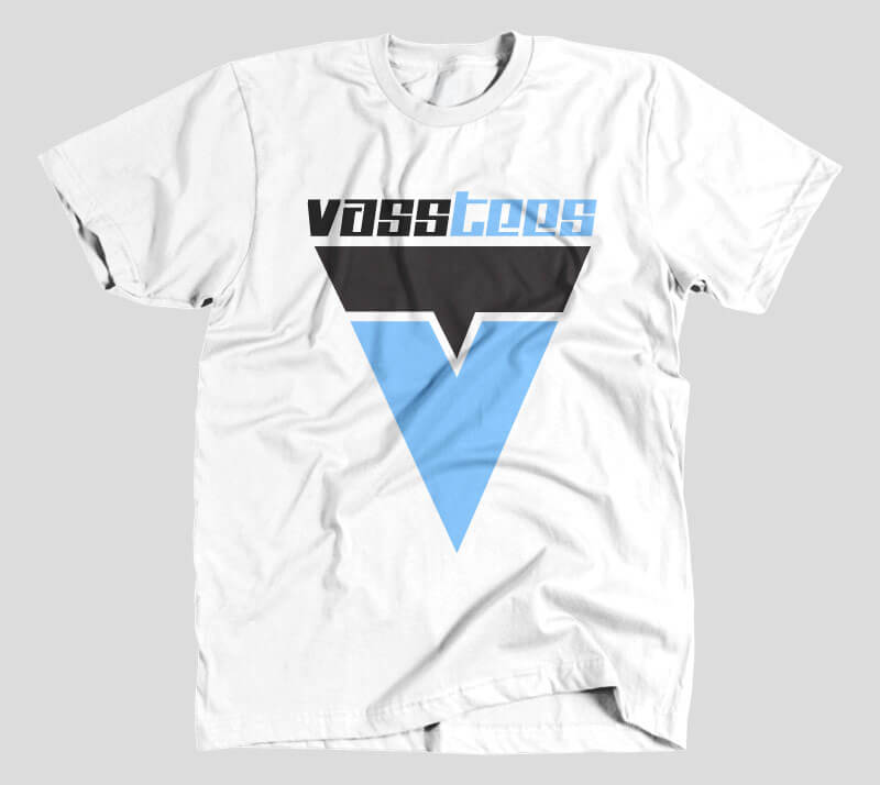 VassTees v1 - White Tee.
