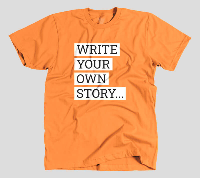 Orange tee